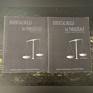 Essentials for Paralegals Volume 1 and 2